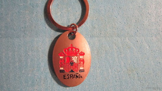 Брелок для ключей. Испания. Герб. Металл