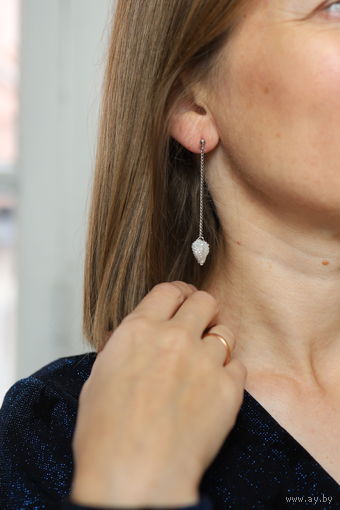 Серьги из японского бисера