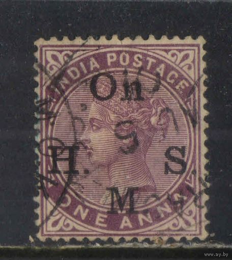 GB Индия Британская Служебные 1883 V Надп Стандарт #28