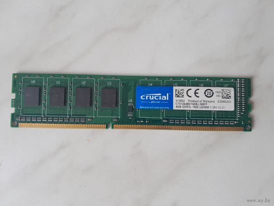 Оперативная память DDR3 Crucial CT51264BD160BJ.M8FP 4GB