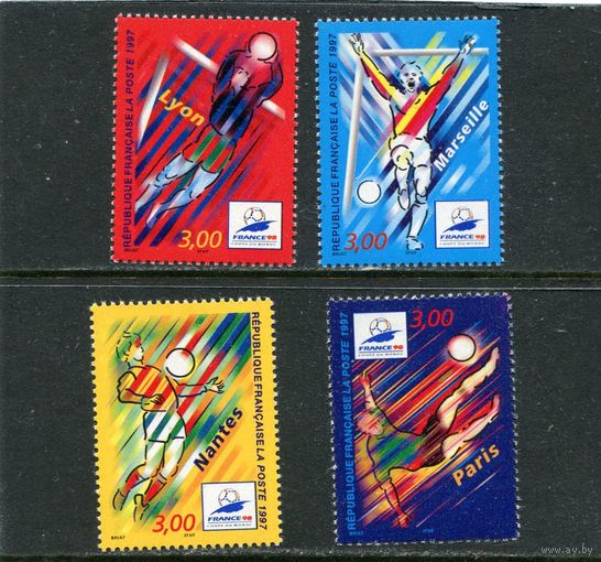 Франция. Чемпионат мира по футболу. Франция 1998. Вып.3