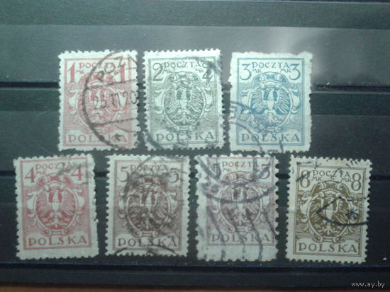 Польша 1920 Стандарт, герб Полная серия