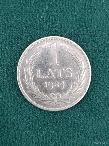 Латвия 1 лат 1924, с руля,без МЦ