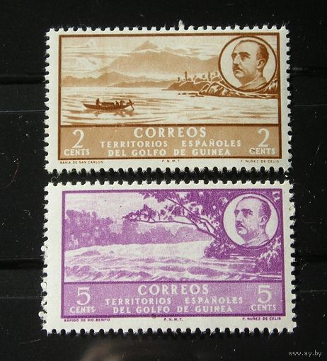 Испанская Территория Гвинейский залив 1949 x 2