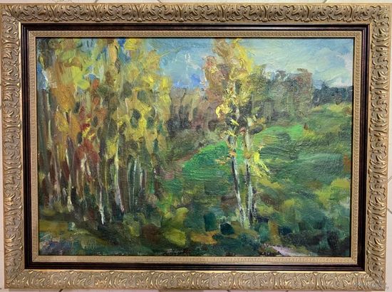 Лагун В.А. "Окраина Минска" , размер 66х50 см.