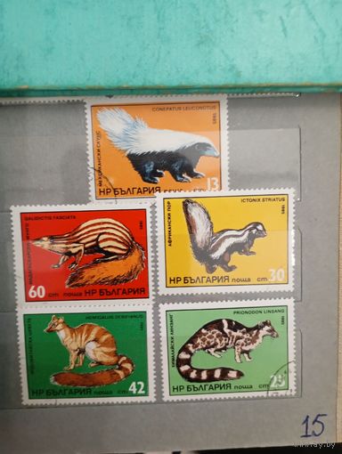 Фауна на почтовых марках