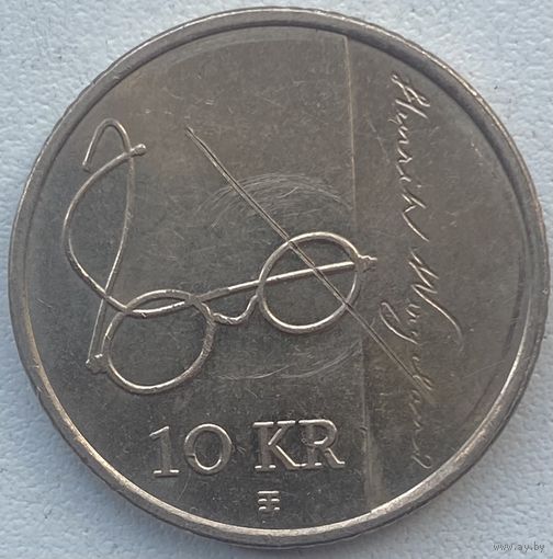 Норвегия 10 крон 2008 г. 200 лет со дня рождения Генрика Вергеланна