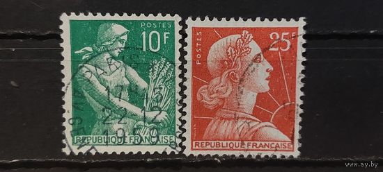 РАСПРОДАЖА ФРАНЦИЯ 1959г. Полная серия. Гаш.