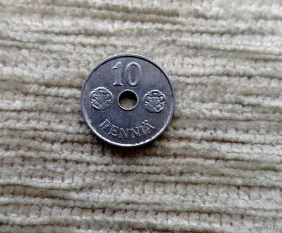 Werty71 Финляндия 10 пенни 1943 железо