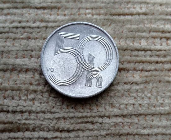 Werty71 Чехия Чехословакия 50 геллеров 1999 Лев