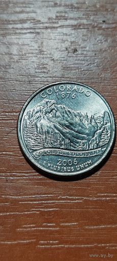 США Штаты и территории 25 центов (квотер) Колорадо 2006