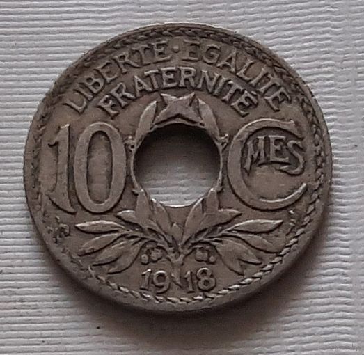10 сантимов 1918 г. Франция