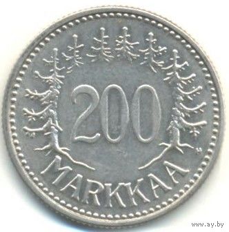 Финляндия. 200 марок 1957 г.