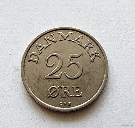 Дания 25 эре, 1956