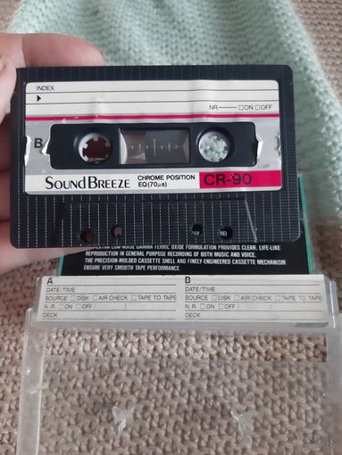 Кассета SOUND BREEZE CR-90. Dr Alban, E-TYPE и др.