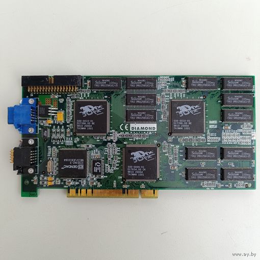 Винтаж!!! Видеокарта 3dfx Voodoo 2 Diamond Monster 3d II PCI 8 MB/