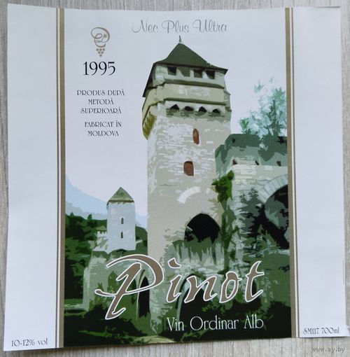 Этикетка винная.Молдавия. 1998-2006 г.00219