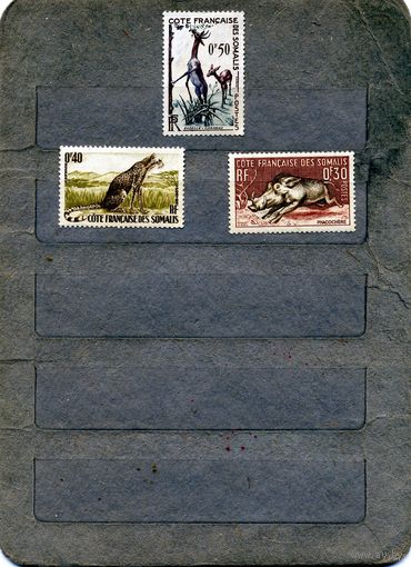 СОМАЛИ ФРАНЦУЗСКОЕ,  1958, 3м чистая