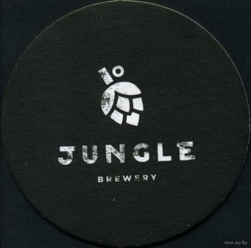 Подставку под пиво "Jungle Brewery" / Минск /.