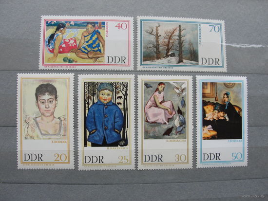 Продажа коллекции с 1 рубля! Искусство на почтовых марках мира.