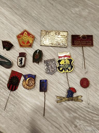 Значки тяжёлые,с рубля