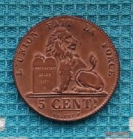 Бельгия 5 центов 1811 года. Лев. Предложи свою цену или обмен!
