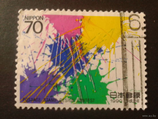 Япония 1990 рисунок ребенка, коммуникации