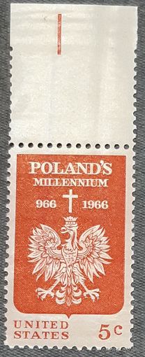 1966 Герб Польши ( К Тысячелетию Польского государства ) США