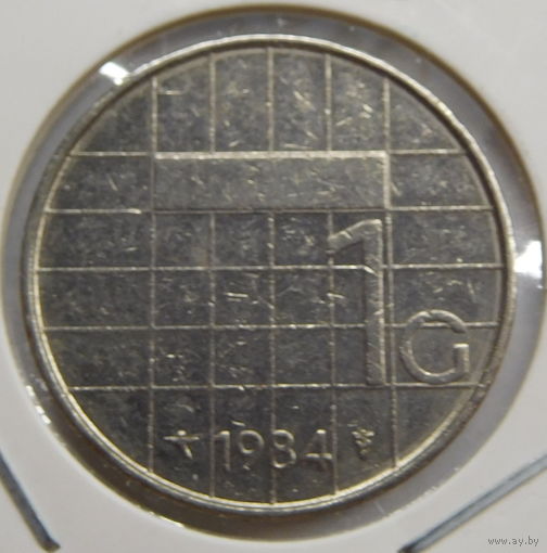 Нидерланды 1 гульден 1984 г