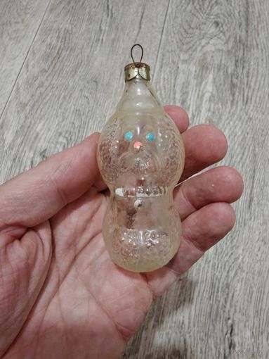 Игрушка елочная советская собака