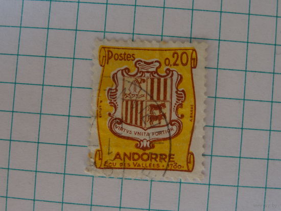 Герб Андорры. 1961