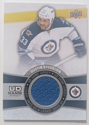 Хоккейная карточка НХЛ джерси Dustin Byfuglien (Виннипег)