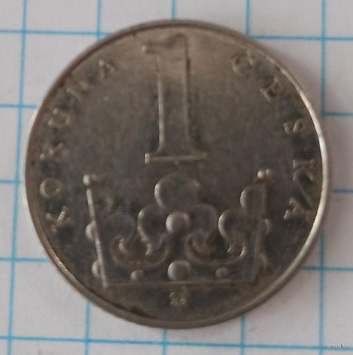 1 крона 1993 Чехия