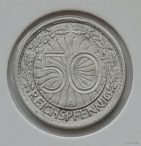 Германия 50 рейхспфеннигов 1928 г. A. В холдере