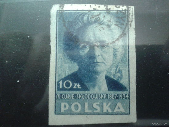 Польша 1947 Склодовская-Кюри, Нобелевский лауреат по физике