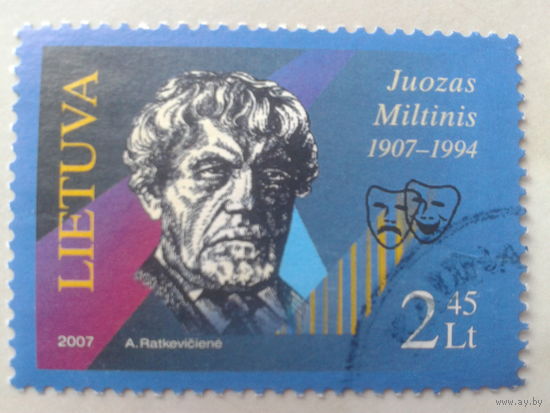 Литва 2007 Актер и режиссер Михель-1,8 евро гаш