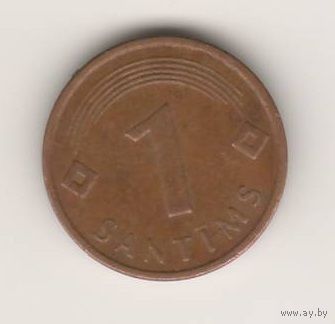 Латвия, 1 santims, 1997