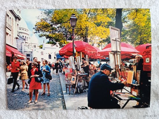 Франция, Париж. Монмартр: площадь Кургана