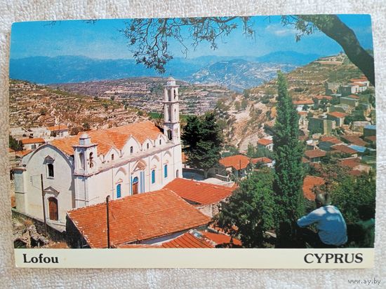 Кипр, лофу. Церковь и деревня