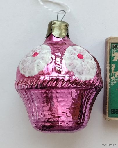 Ёлочная игрушка. Корзинка. Ц-25.