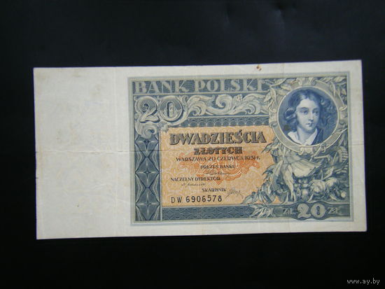 20 злотых 1931г.