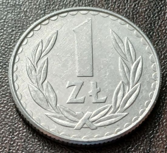 Польша 1 злотый, 1988    ( 1-15-1 )