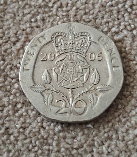 Великобритания 20 пенсов, 2006