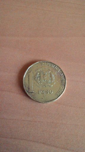 Доминикана, 1 песо 1993 года.