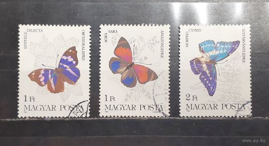 Венгрия. 1984 год. Фауна. Бабочки (1491)