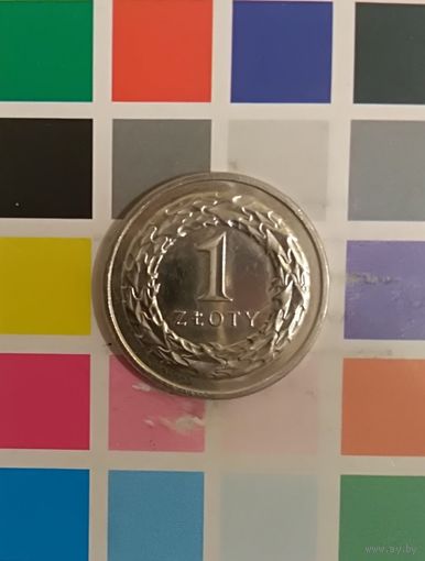 Польша 1 злотый 2019