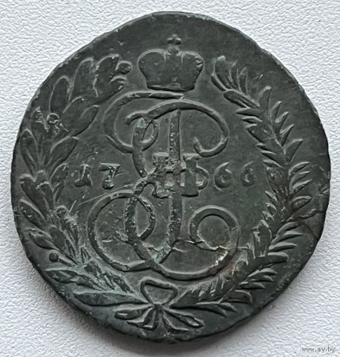 2 копейки 1766 мм