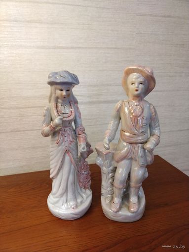 Парные статуэтки, фарфор
