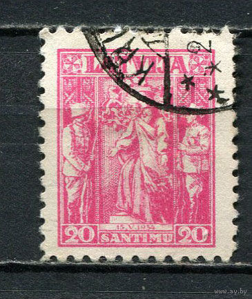 Латвия - 1934 - Аллегория 20S - [Mi.235] - 1 марка. Гашеная.  (Лот 4HY)-TG3P47