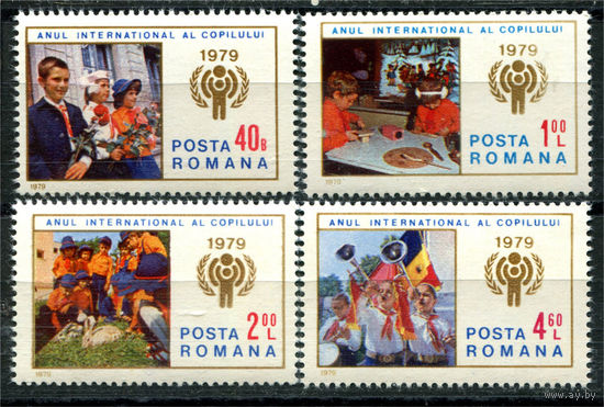 Румыния - 1979г. - Международный год детей - полная серия, MNH [Mi 3590-3593] - 4 марки